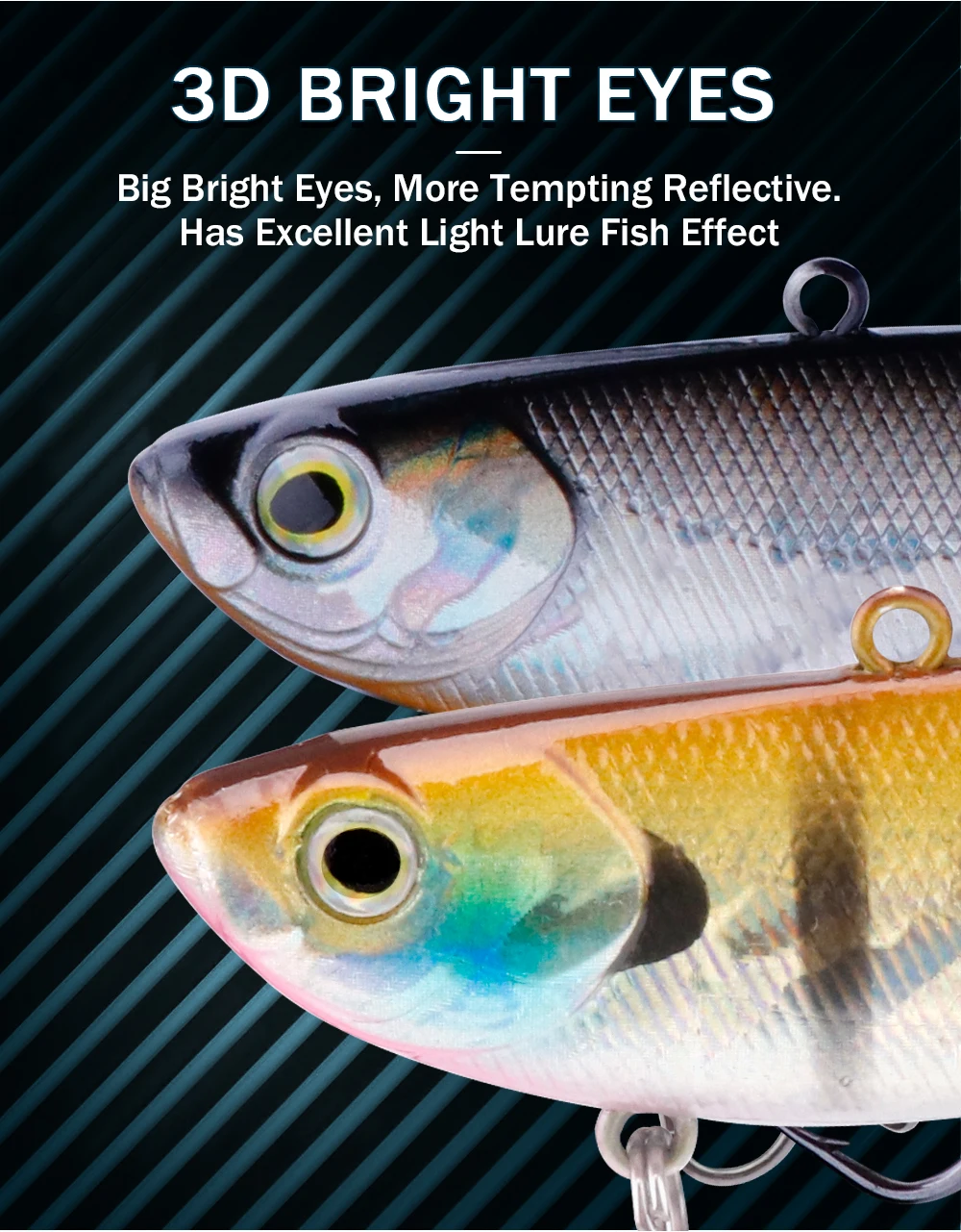 GOBASS Winter VIB Vibration Angeln Köder 24g 34g Lange Casting Rattlin Künstliche Wobbler Harten Köder Hecht Bass karpfen Angelgerät – Detail 5