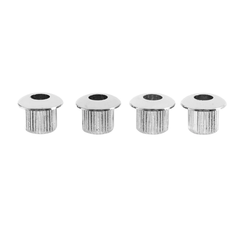 Guitar Tuner Conversion Bushings Adapter Ferrules Nickel Plating with nice plastic shell for 10mm Peghead Holes Silver-DTB1