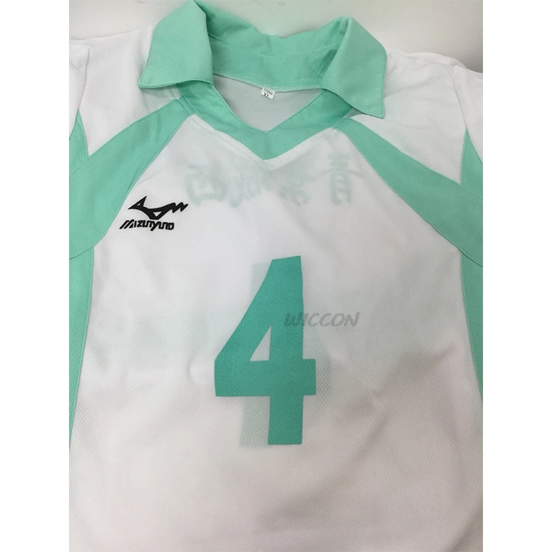 أزياء كوسبلاي أنيمي التأثيرية أوبا جوهساي كوس المدرسة الثانوية أويكاوا تورو كوس زي نادي الكرة الطائرة ملابس رياضية تي شيرت بدلة شعر مستعار