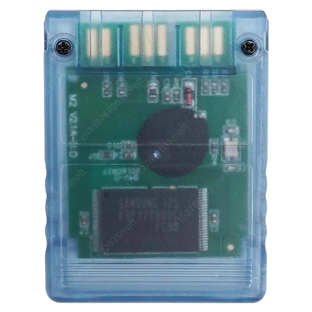 بطاقة ذاكرة الألعاب قذيفة شفافة ، 8 ميغابايت ، 16 ميغابايت ، 32 ميغابايت ، 64 ميغابايت ، OPL Free Mcboot ، V1.966 بطاقة ذاكرة لـ PS2 FMCB