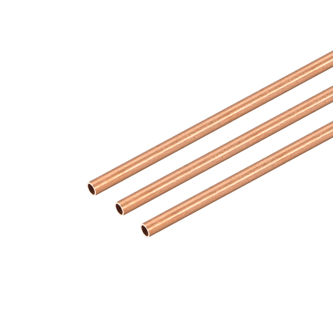 Uxcell 3 Pcs Copper Round Tube 2mm 3mm 4mm 5mm 6mm 7mm 8mm 9mm 10mm OD 300mm Long Straight Pipe Tubing Used in DIY Crafts трубка