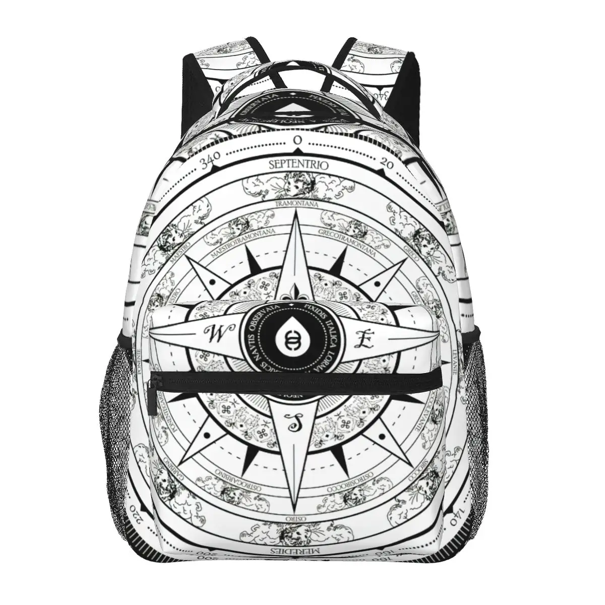 Compass Rose Backpack for Girls Boys Travel RucksackBackpacks for Teenage school bag