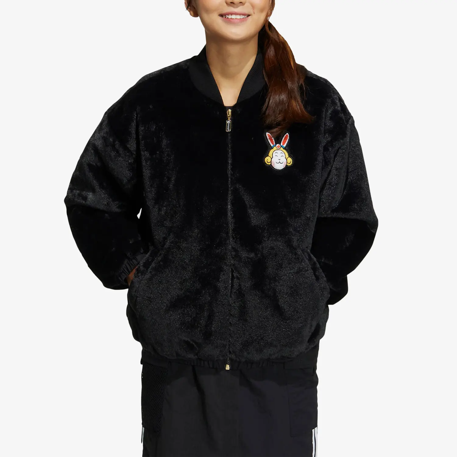 

Adidas натуральная NEO новая женская повседневная спортивная куртка из искусственного меха IA6905