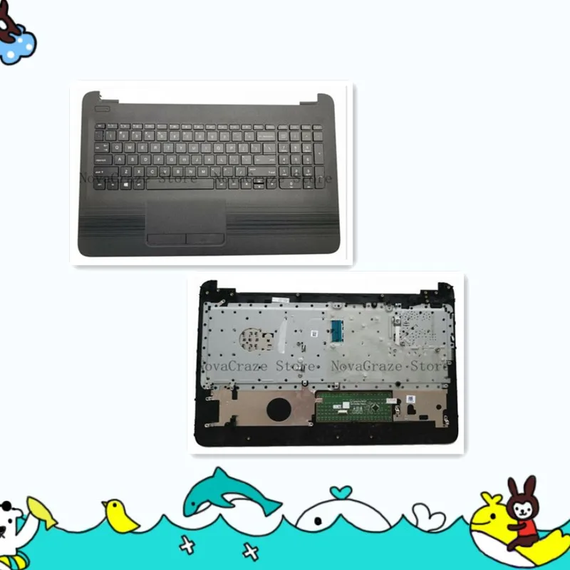 

855027-001 Новый верхний чехол с упором для рук 15-AY 15-BA, черный 855027-001