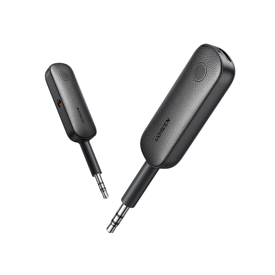 UGREEN 블루투스 5.0 송수신기 2 in 1 무선 3.5mm 블루투스 어댑터 Aux 블루투스 오디오 차량용 어댑터
