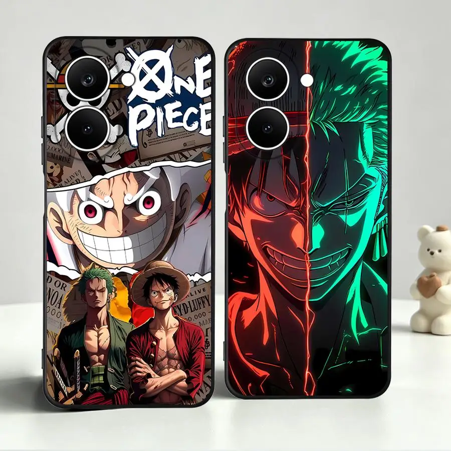 One Piece Zoro Luffy Handyhülle für Xiaomi Poco F8 X3 X4 X5 X7 C61 C75 F3 M5 F1 C71 M3 M4 M7 C50 C85