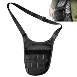 Underarm Tactical Shoulder Bag Wallet Agent Men Hidden Molle Waist Bag Outdoor Travel Phone Key Anti Theft Pack EDC Tools Pocket