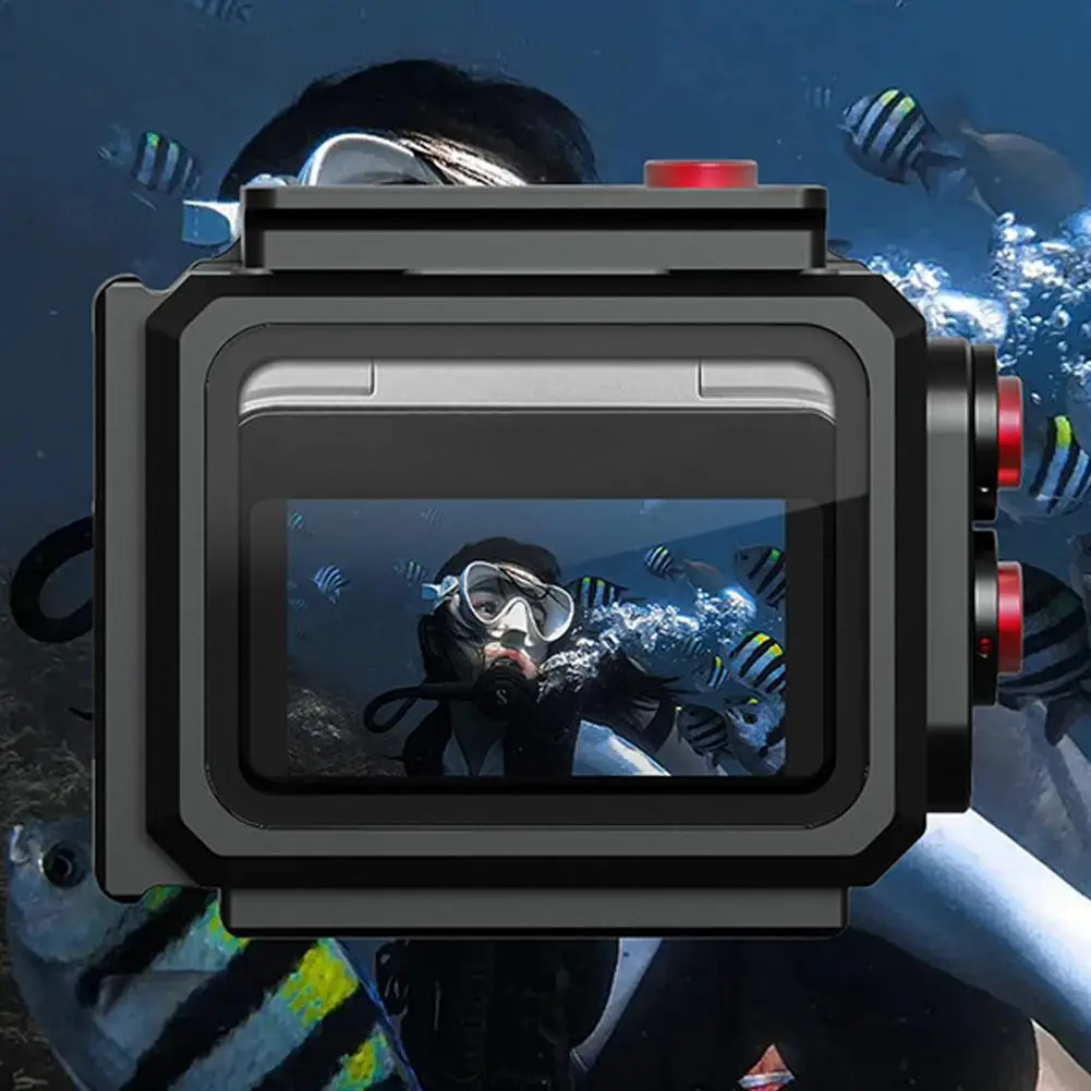

Sports Camera Waterproof Case For Insta360 Go 3 Insta360 Go 3s 80m Diving Case Aluminium Alloy Protective Frame Accessory U7S9