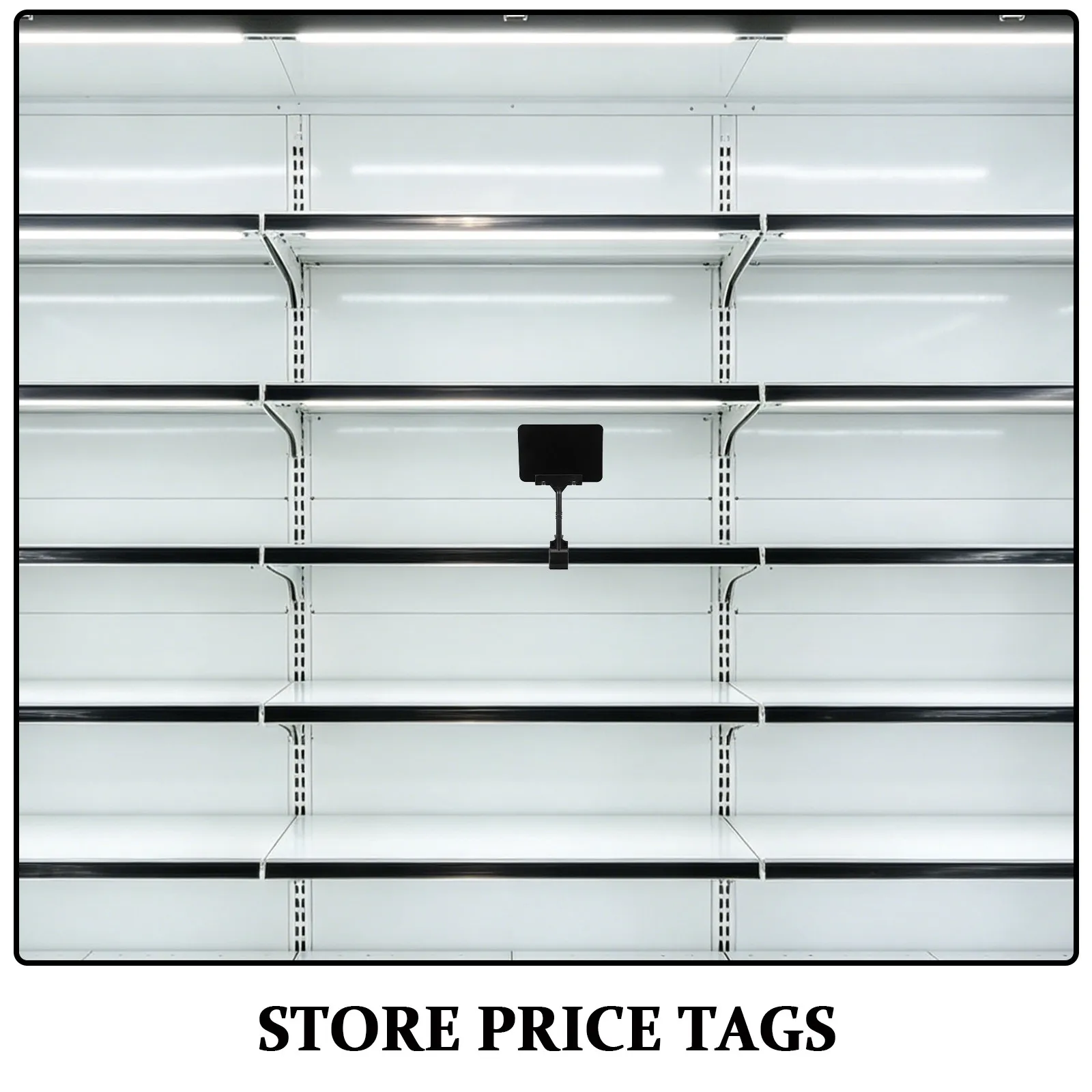 10 Pack Mini Price Display Boards A6 Erasable Plastic Chalkboard Signs with Clips for Retail Stores