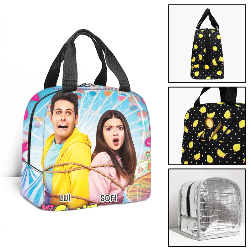 Classic Popular Me contro Te Student Work Lunchbox Thermal insulation Food Lunch Bag 3D Print Portable Handbags Ice Bags