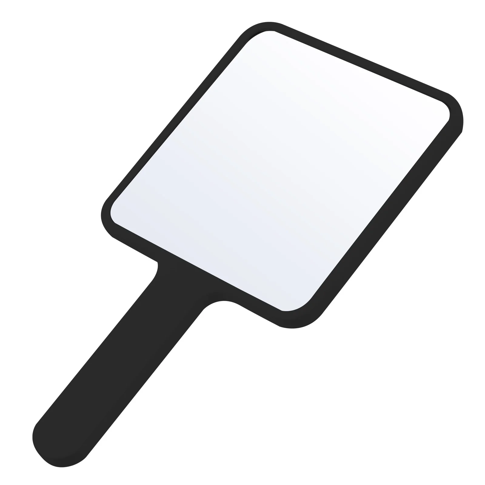 กระจกแต่งหน้าแบบมือถือ ดีไซน์เรียบเนียน เหมาะสำหรับการทาลิปสติก - ใช้งานได้สะดวก เหมาะสำหรับช่างตัดผมและศิลปิน