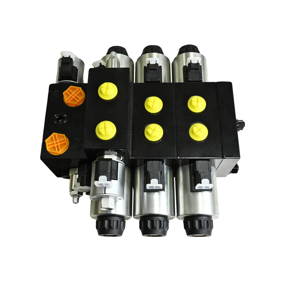 large flow electronic control remote control hydraulic multi-way valve multi-way electromagnetic directional valve