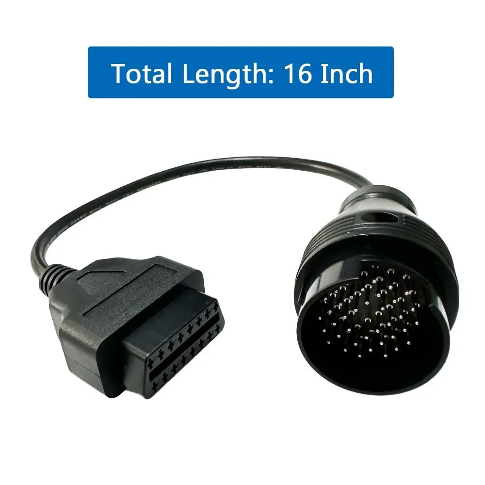 Professional 38Pin To 16Pin OBD Adapter Female Connector OBD Extension Cable Adapter OBD2 OBDII Diagnosis Connector for Benz