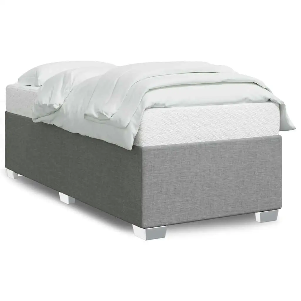 Light Gray Twin for xl Fabric Bed Frame (No Mattress) - Stylish & Durable Design for Modern Bedrooms