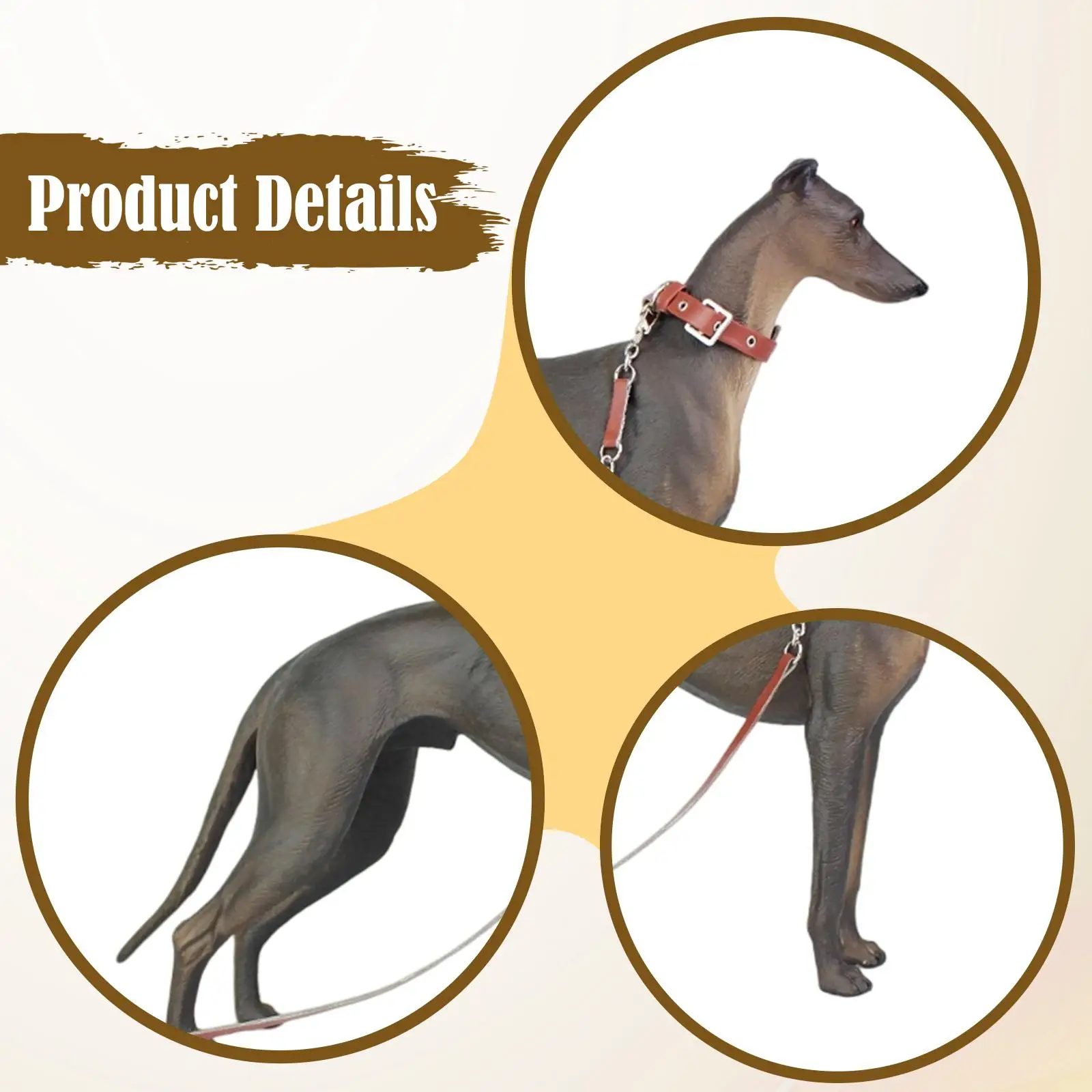 Figura de perro 1/6, decoración coleccionable, juguete educativo, juguete pintado para niños