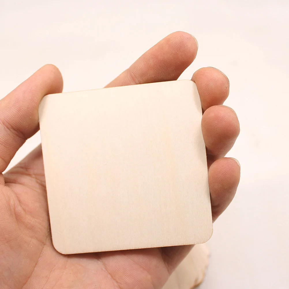 

10pc Diy Wooden 6.4Cm Craft Pieces For Learning Decor Handmade Art Scrapbooking Supply Sewing Craft Tools