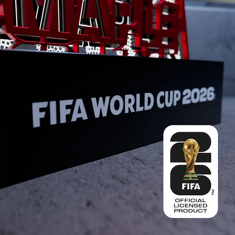 Canada FIFA World Cup Canada MAPLE Mascot Theme Light Sign LED Table Light Bedroom Soccer Match Souvenir Collection Gift for Fan