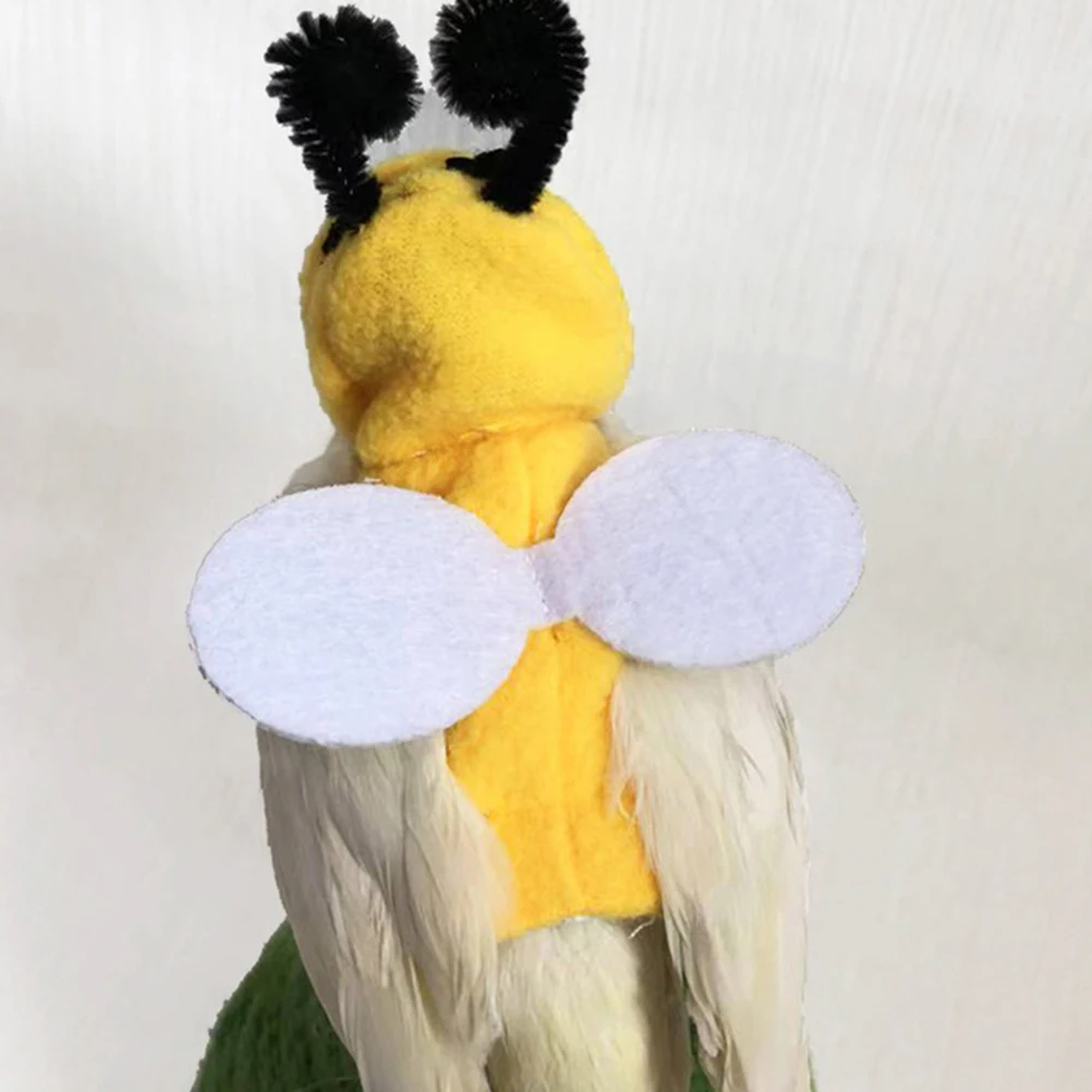 

S Warm Small Bird Clothes Parrots Adorable Bird Costume Halloween Christmas Costume Reusable Parrot Clothing Accessory