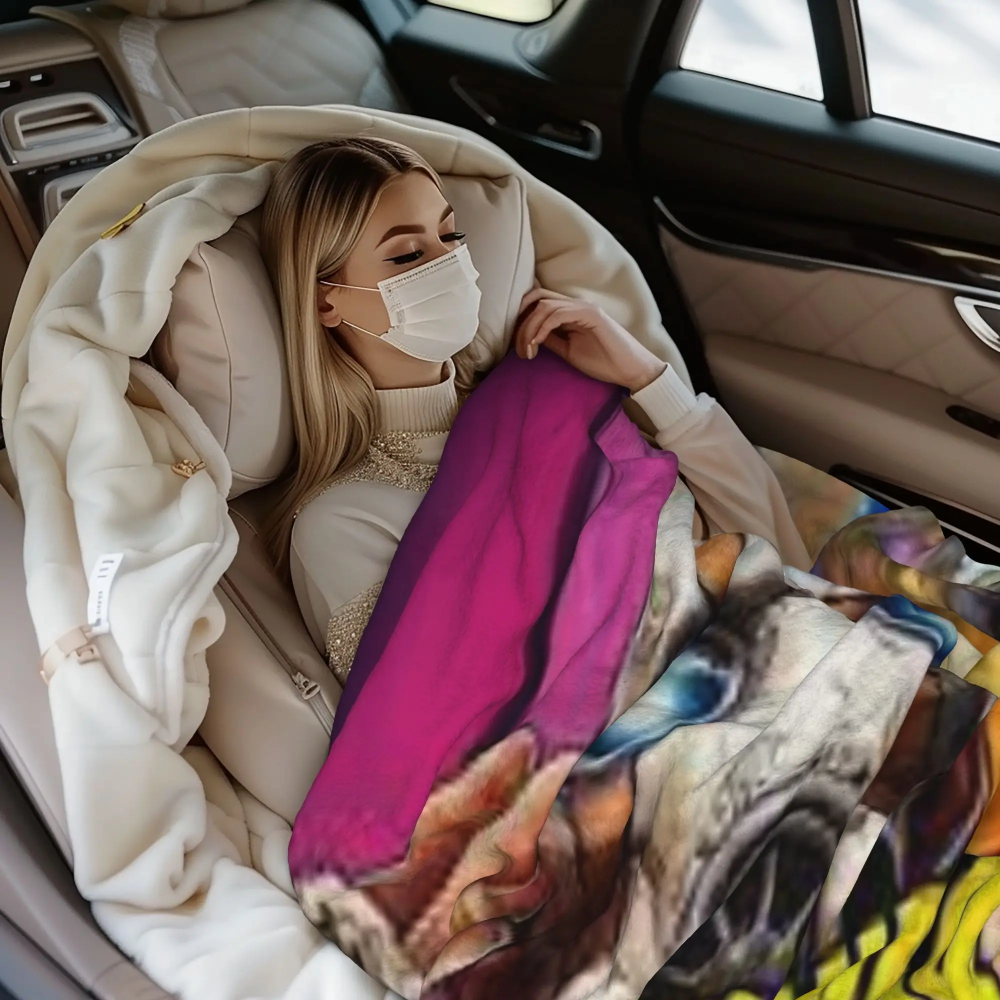 بطانية رمي لعبة Borderlands 4 للأريكة بطانية قطيفة ناعمة غامضة مقاس 50 × 60 بوصة مفرش سرير بأحجام متعددة لجميع المواسم #6