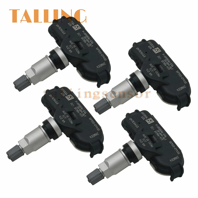 

4PCS 52933-2Y450 TPMS Tire Pressure Monitoring System Sensor For Hyundai ix35 Tucson For Kia Sportage New 529332Y450 52933 2Y450