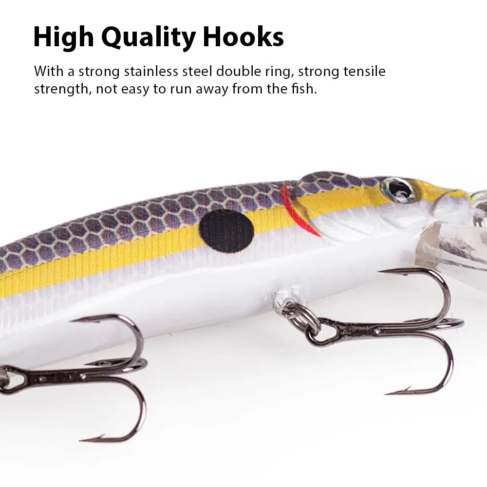 Señuelo Hanlin Pencil – Swimbaits de plástico duro para lucio y lubina - imagen 4