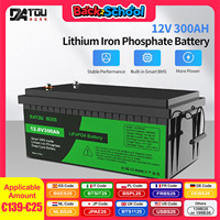 DATOUBOSS Lithium Battry 12V100A200A300A LiFePO4 battery rechargeable Solar Generator With BMS Solar Storage System Deep Cycle