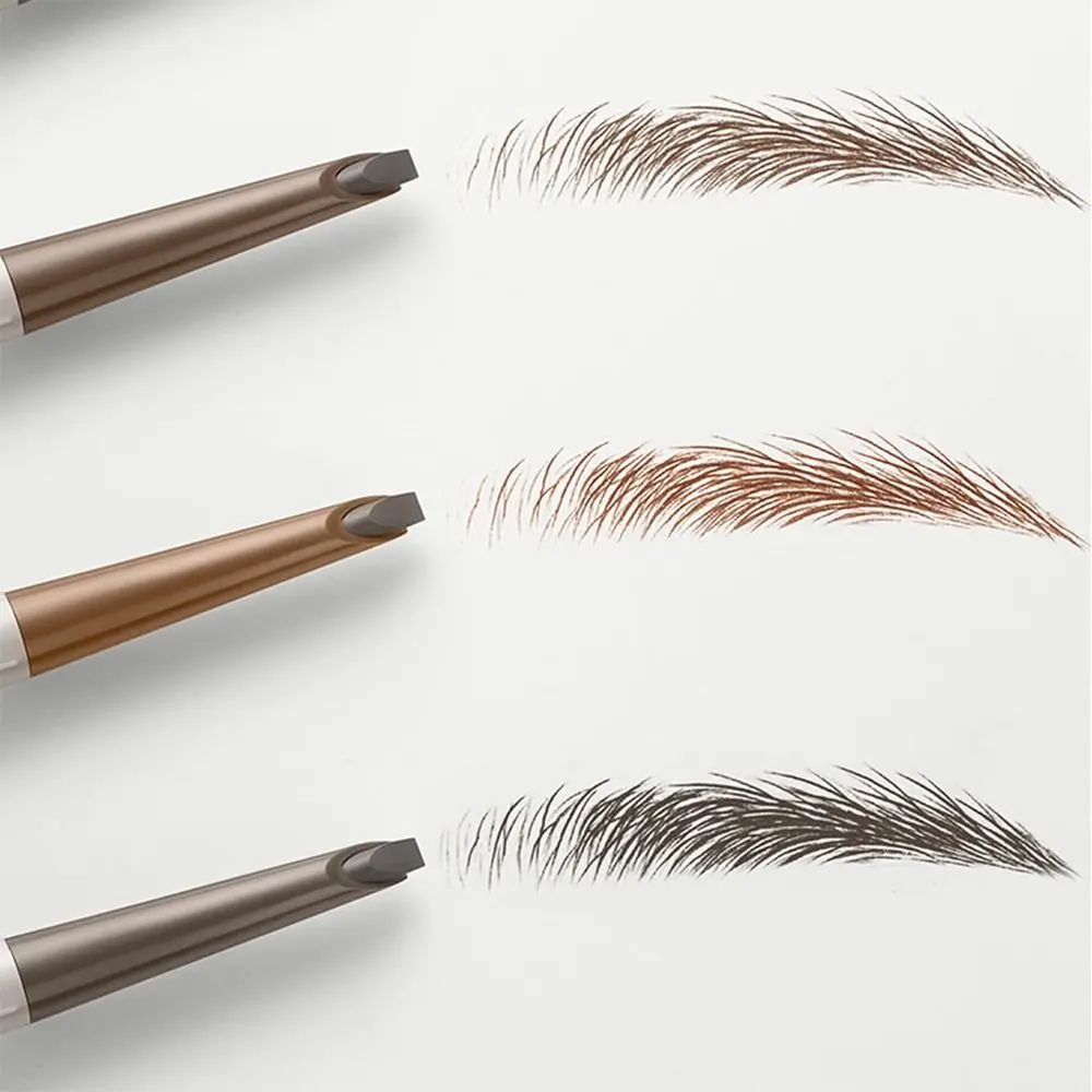 No-Sharpen Wenkbrauwpotloden voor Vrouwen Zweetbestendig Langdurige Wenkbrauw Tint Gedefinieerde Slagen Wild Uitziende Elf Wenkbrauwpotlood