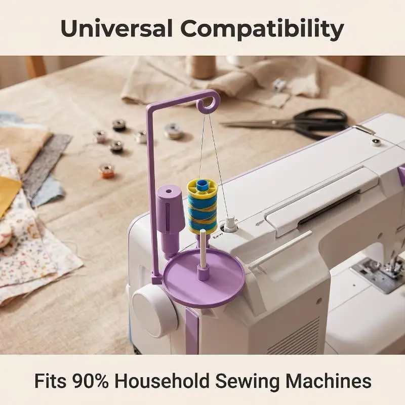 Sewing Machine Single Thread Spool Stand: Holder Fixing Bracket Sewing Accessory Gifts