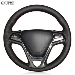 DIY Black Artificial Leather Car Steering Wheel Cover For Chery Arrizo 5 5e 2016-2018 Tiggo 3X 3xe 2016-2018 eQ1 2017 2018