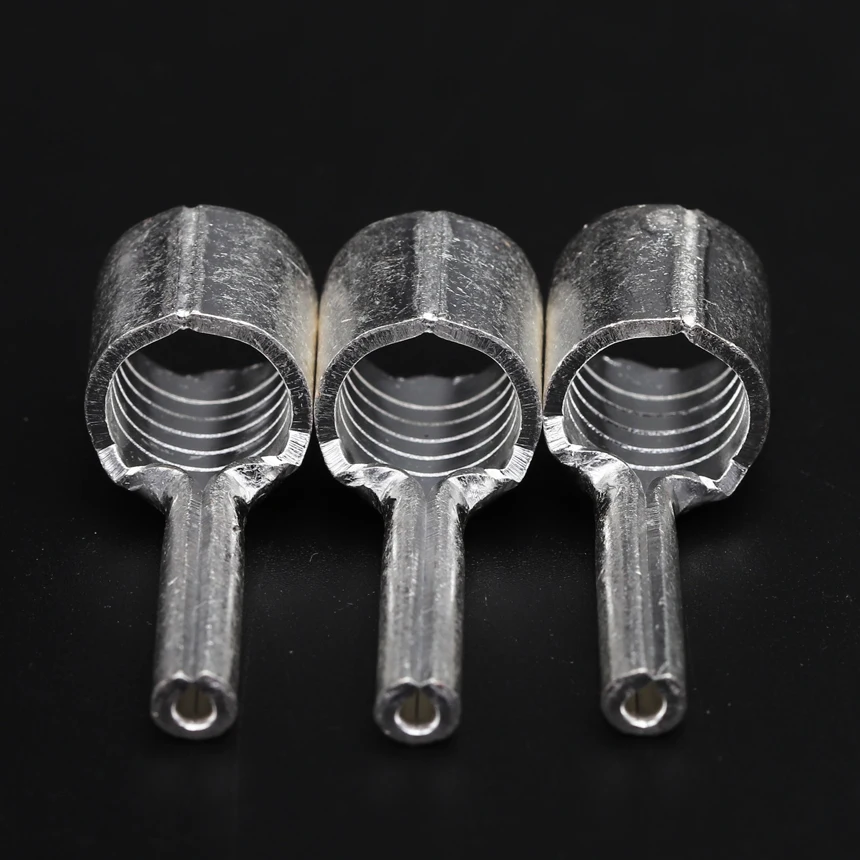 PTN 1.25/2/3.5/5.5/10/16/25/35/50 كابل سلك كهربائي نحاسي غير معزول لصق العروة موصل إبرة دبوس تجعيد محطة