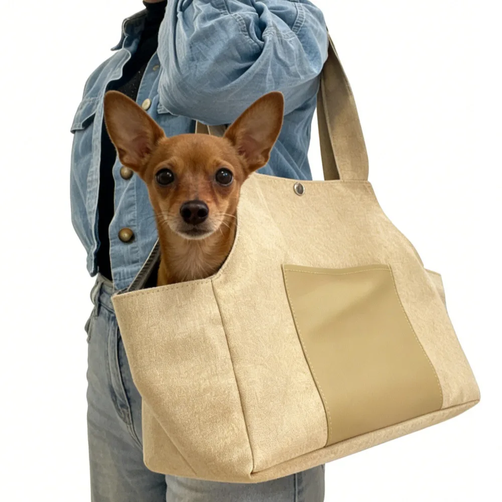 

Portable one-shoulder Pet Carrier Bags Handheld Shoulder Puppy Purse for Small Dogs, Chihuahua, Cats