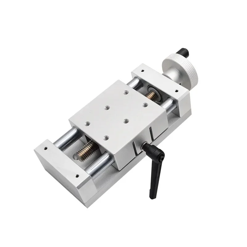 150X axis manual precision displacement fine-tuning trapezoidal screw, sliding table simple component