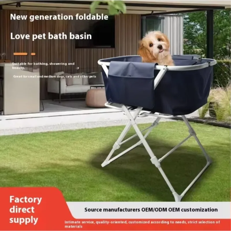 2026 Economical PVC Pet Bathtub Multi-Functional Foldable Design for Indoor & Outdoor Use Beauty Bathing & Cleaning