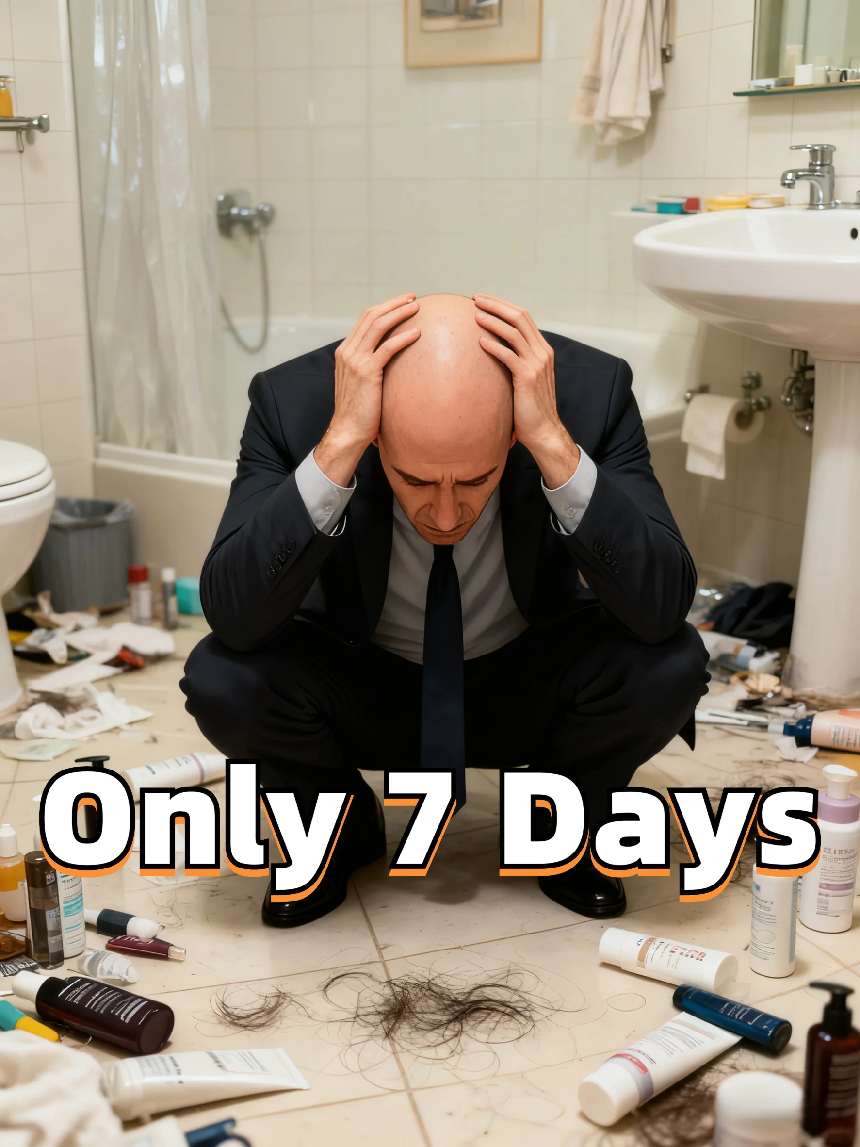 

Hair thinning stopper, powerfully reduces breakage and plumps thin areas, restore thick, strong hair