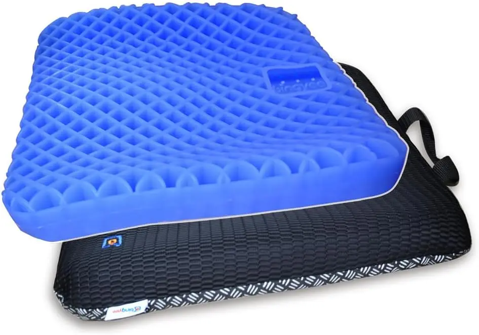 

Gel Seat Cushion 1.8 Inch Thick Orthopedic Chair Cushion for Pressure Relief, Cooling Gel Pad for Office, Car, Home, Wheelchair