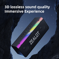 S72 Portable Bluetooth Speaker Wireless rgb light Speaker TWS Bass Stereo IPX6 Waterproof Loudspeaker 10H Playtime