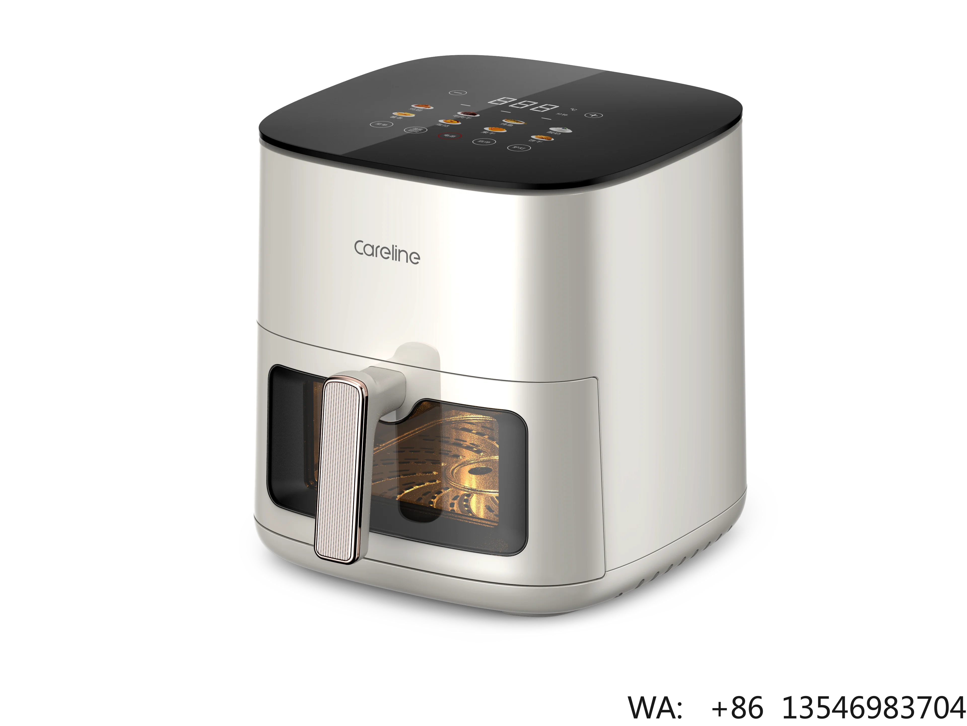 2025 3L 5L 7L Large Capacity Air Fryer  Smart Home Appliances Commercial Intelligent Touch Control  air Quality Appliances Oven view 2