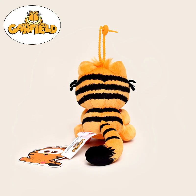Original Garfield Family Plush Keychain Toys kawaii Cat Odie Dog Cartoon Anime Peluche Dolls Pendants for kids Birthday Gifts