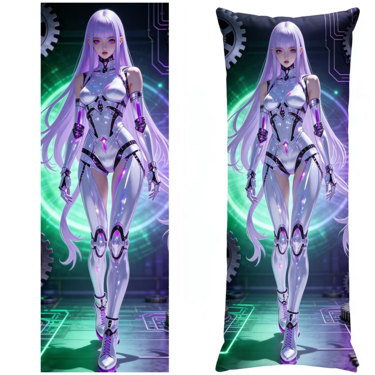 

Anime Girl Body Pillow Waifu Pillow Custom Cool Punk Girl Hugging Body Pillowcase Cover For Adult Dakimakura Cosplay