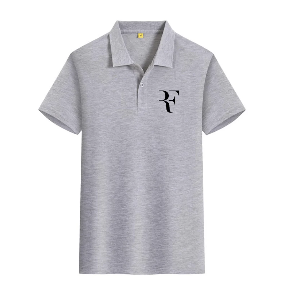 2024 New Tennis King Roger federazione er t-shirt a maniche corte POLO casual fan a maniche corte minimalista