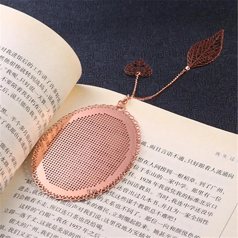 DIY Craft Stich Cross Stitch Bookmark Metal Silver Golden Needlework Embroidery Crafts Counted Cross-Stitching Kit Gift