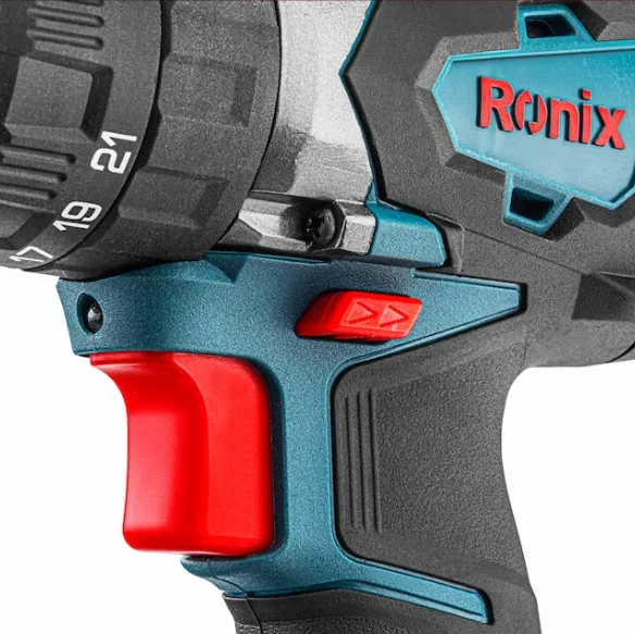 Ronix 8905K Portable Handheld Power Tools Brushless Impact Drill Handle Drilling Machine Cordless Power Drill with Work Light