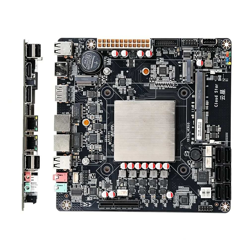 

N100 Mini ITX NAS Motherboard Low Power DDR4 Max 32GB 2*2.5G LAN 6 SATA3.0 2 M.2 NVMe DIY Storage Server Mainboard