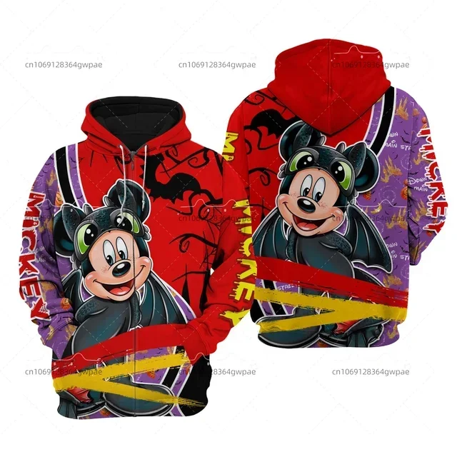 New loungefly disney Mickey and Minne outerwears Street Minimalist Style Fashion Pullover ropa invierno ropa barata y2k hoodies