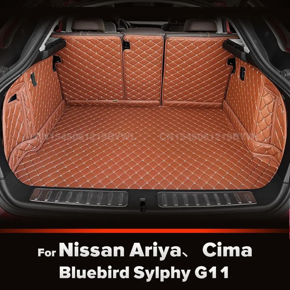

Для Nissan Ariya Cima Bluebird Sylphy G11 авто полное покрытие коврик в багажник автомобильный защитный коврик грузовой вкладыш аксессуары для интерьера