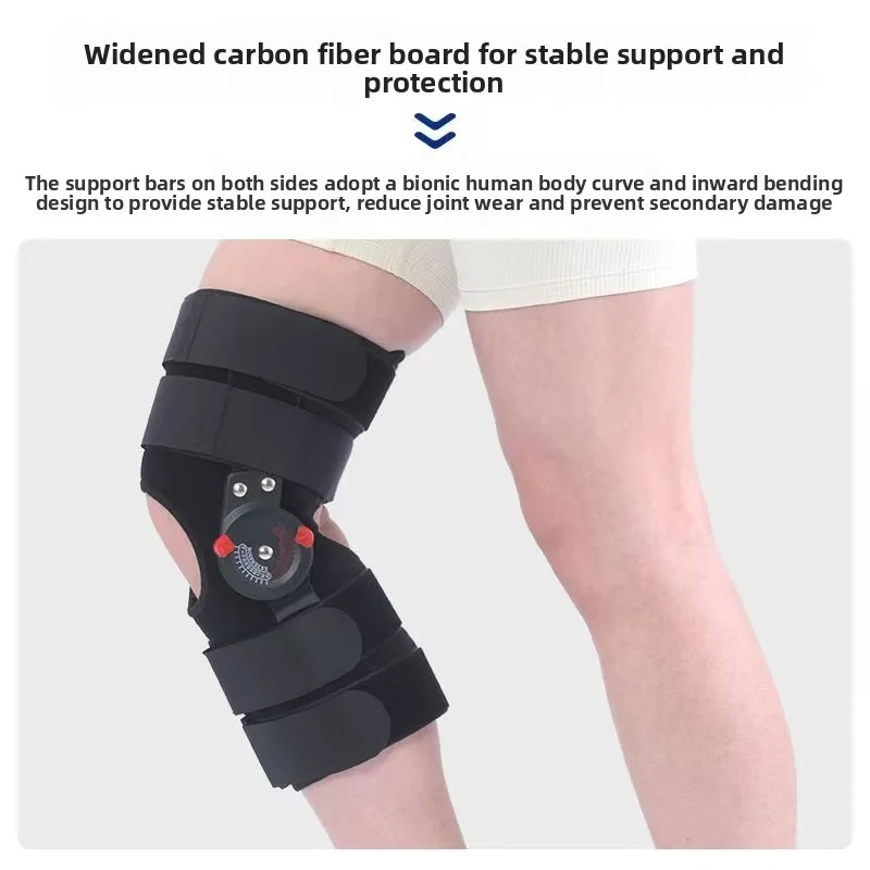 Adjustable Knee Immobilizer Brace - Medical Support for Patella, Meniscus & Ligament Injury Recovery