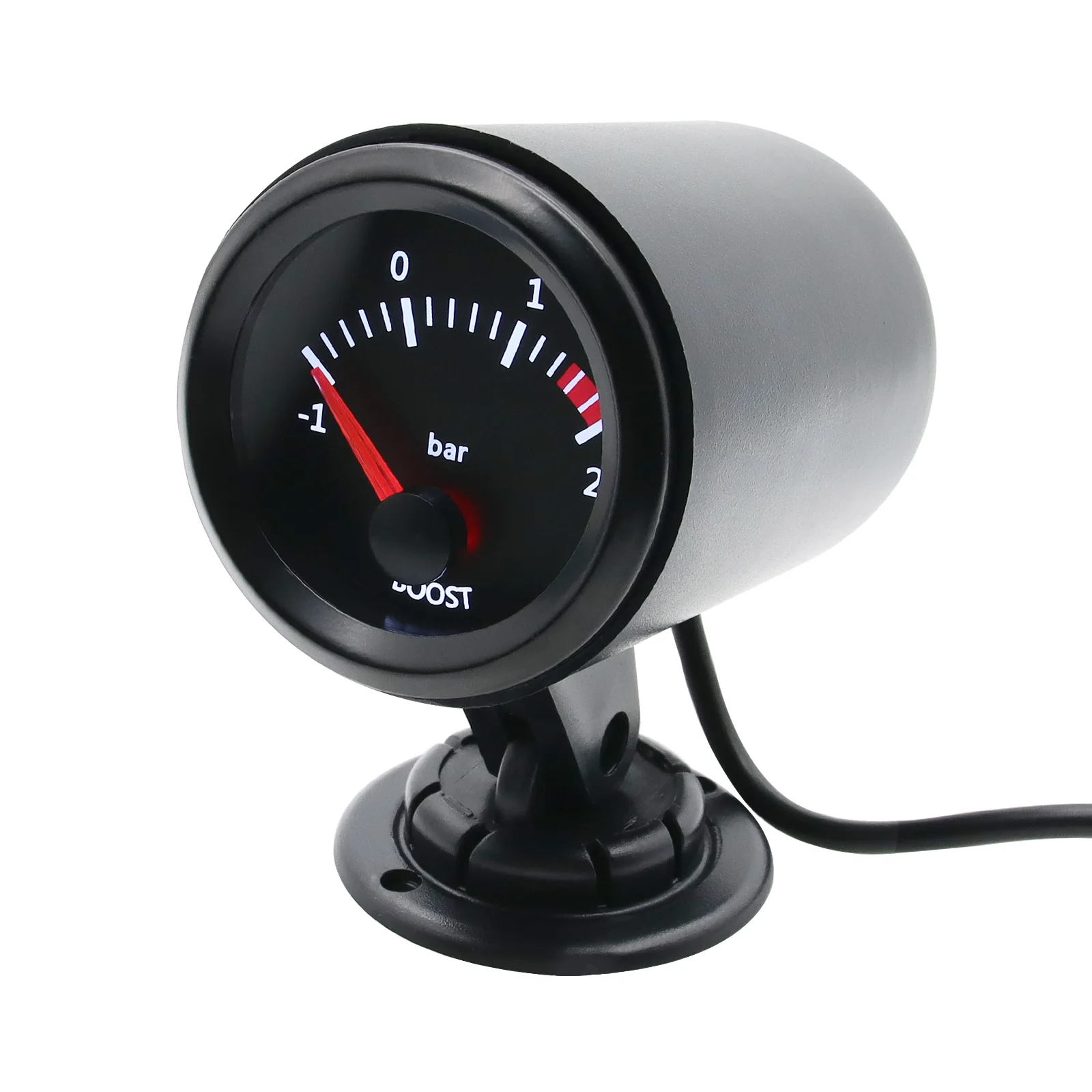 مقياس السيارات سباق درجة حرارة الماء درجة حرارة الزيت نسبة الوقود الهواء فولت الوقود 52 مللي متر 2 بوصة مع الاستشعار الأحمر وأشار-1 ~ 2 بار مقياس ضغط الزيت #4