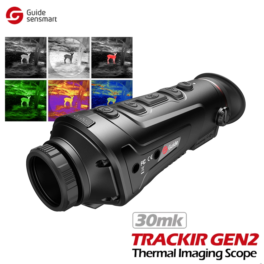 

Thermal Imaging Monocular GUIDE TK Gen2 Series TK421 Pseudo-Color Hot 400X300 IR WIFI Image Video Records Hunting Thermal Camera