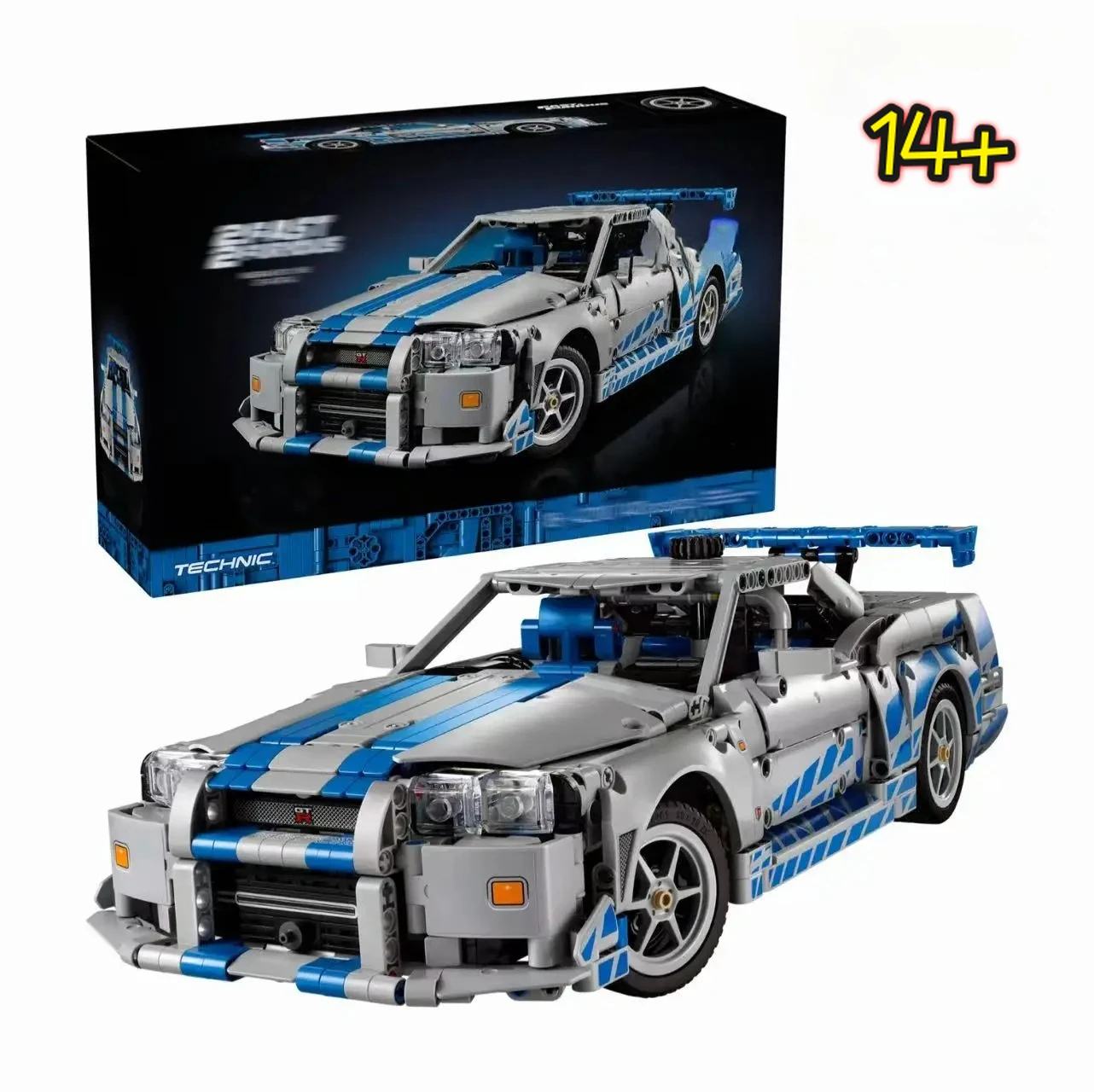 

Новый конструктор Disney 42210: Премиальный спортивный автомобиль Nissan GT-R R34 — коллекционная модель для любителей гонок и автомобилей (для взрослых и детей)