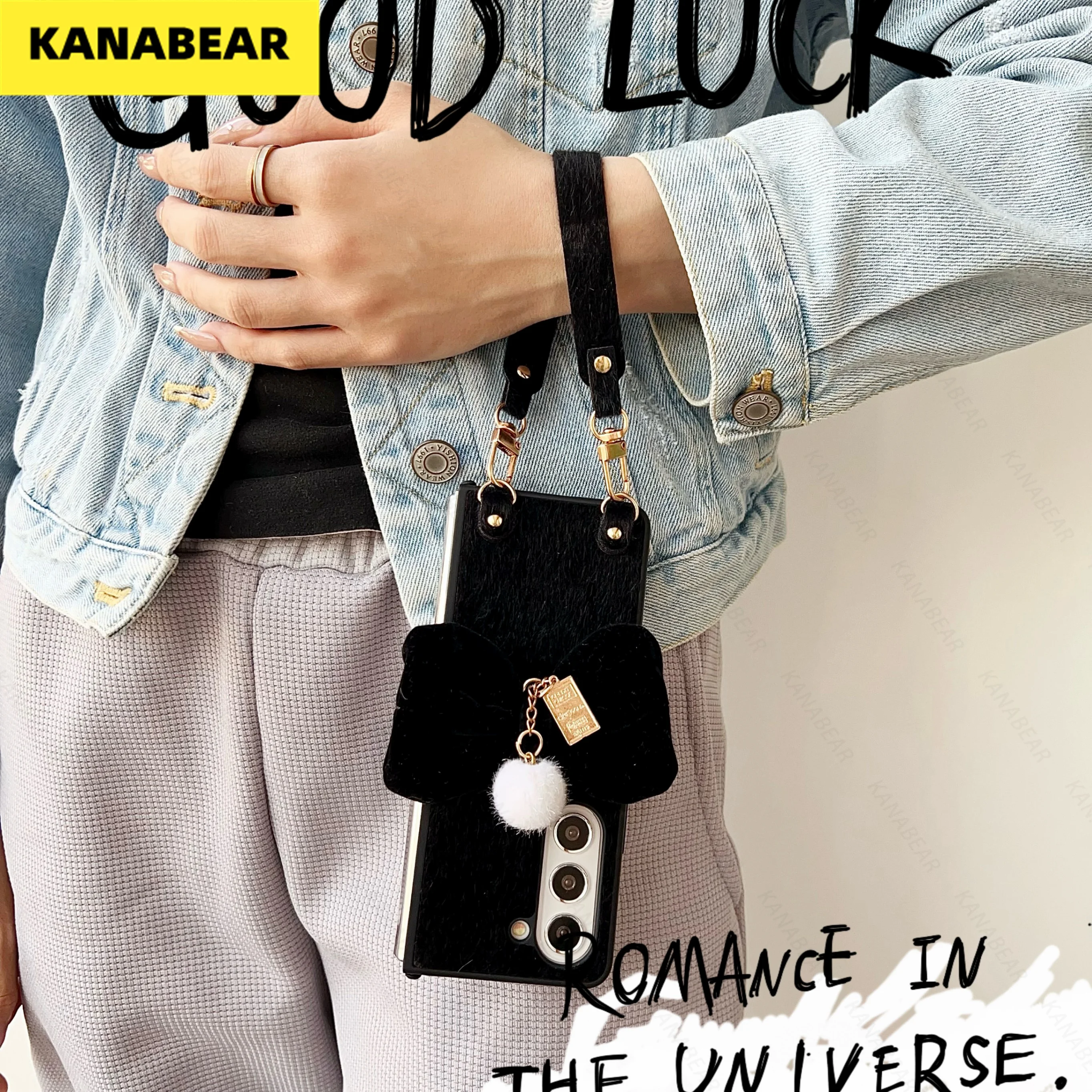 

New Plush Protective Case for Galaxy Z Fold7/Z Flip7 Metal Brushed Finish Minimalist Style Perfect for Left-Right Foldable Phone